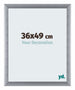 Tucson Aluminium Photo Frame 36x49cm Silver Brushed Front Size | Yourdecoration.com