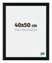 Tucson Aluminium Photo Frame 40x50cm Black Brushed Front Size | Yourdecoration.com