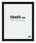 Tucson Aluminium Photo Frame 50x65cm Black Brushed Front Size | Yourdecoration.com