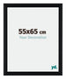 Tucson Aluminium Photo Frame 55x65cm Black Brushed Front Size | Yourdecoration.com