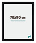 Tucson Aluminium Photo Frame 70x90cm Black Brushed Front Size | Yourdecoration.com