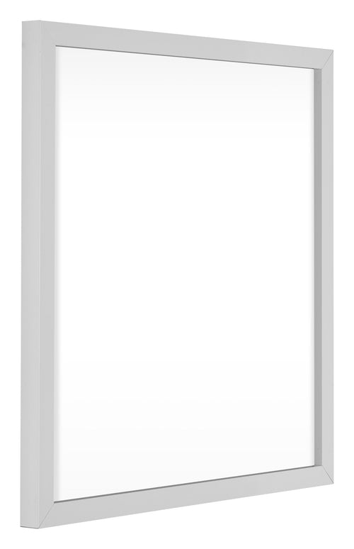 Virginia Aluminium Photo Frame 20x20cm White Front Oblique | Yourdecoration.com