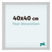 Virginia Aluminium Photo Frame 40x40cm White Front Size | Yourdecoration.com