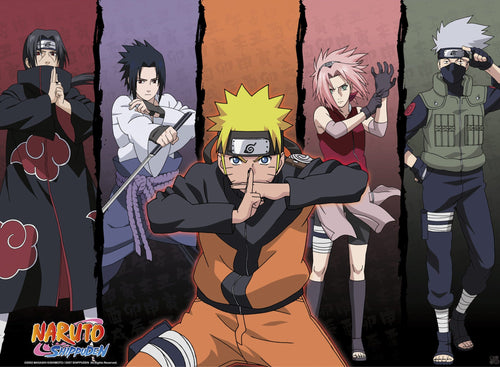 Naruto Shippuden Shippuden Group Nr 1 Poster 52X38cm | Yourdecoration.com