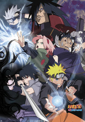 Naruto Shippuden Group Ninja War Poster 61X91 5cm | Yourdecoration.com