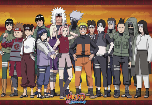 Naruto Shippuden Konoha Ninjas Poster 91 5X61cm | Yourdecoration.com