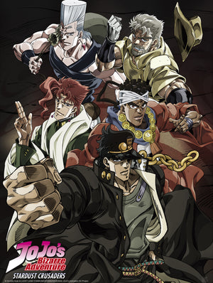 Jojos Bizarre Adventure Stardust Crusaders Poster 38X52cm | Yourdecoration.com