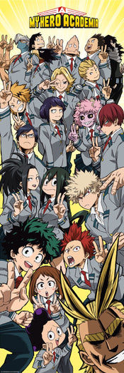 Abystyle My Hero Academia Door Poster Classroom Poster 53X158cm | Yourdecoration.com