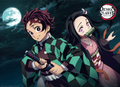 Demon Slayer Tanjiro And Nezuko Poster 52X38cm | Yourdecoration.com