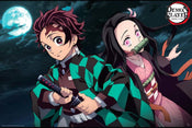 ABYstyle Demon Slayer Tanjiro & Nezuko Poster 91,5x61cm | Yourdecoration.com