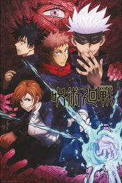 ABYstyle Jujutsu Kaisen Artwork Poster 61x91,5cm | Yourdecoration.com