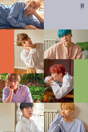 Abystyle Lp2147 Bts Group Collage Poster 61x91,5cm | Yourdecoration.com