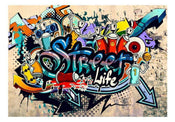 Wall Mural - Street Life 300x210cm - Non-Woven Murals