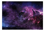 Wall Mural - Purple Nebula 100x70cm - Non-Woven Murals