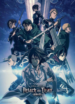 GBeye Attack On Titan Season 4 Group Shot Poster 38x52cm | Yourdecoration.com