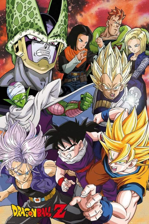 GBeye Dragon Ball Z Cell Saga Poster 61x91,5cm | Yourdecoration.com