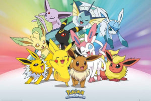 GBeye Pokemon Eevee Poster 61x91,5cm | Yourdecoration.com