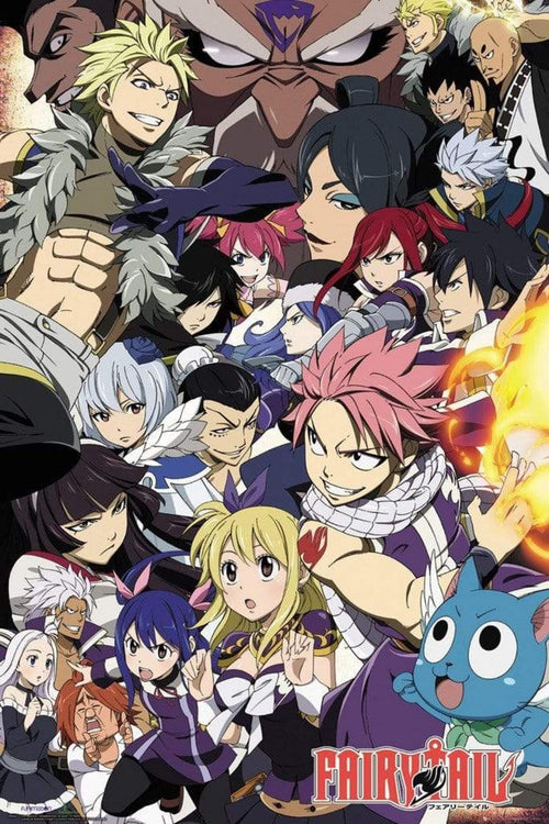 GBeye Fairy Tail Season 6 Key Art Poster 61x91,5cm | Yourdecoration.com