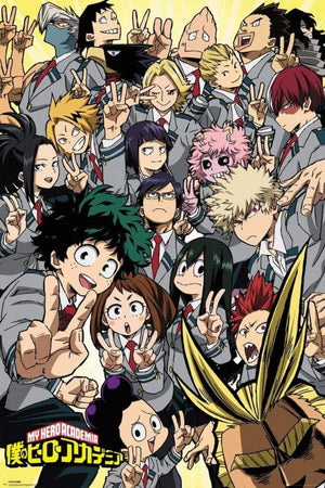 GBeye My Hero Academia School Compilation Poster 61x91,5cm | Yourdecoration.com