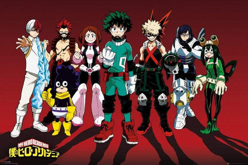 GBeye My Hero Academia Line Up Poster 91,5x61cm | Yourdecoration.com