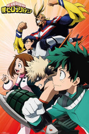 GBeye My Hero Academia Heroes Poster 61x91,5cm | Yourdecoration.com