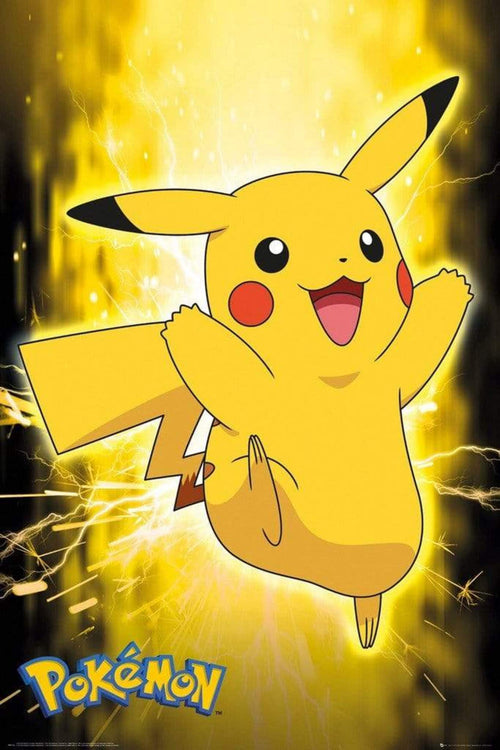 GBeye Pokemon Pikachu Neon Poster 61x91,5cm | Yourdecoration.com