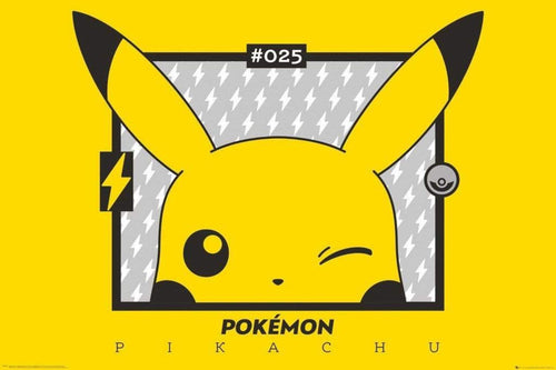 GBeye Pokemon Pikachu Wink Poster 91,5x61cm | Yourdecoration.com