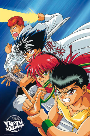 Gbeye GBYDCO086 Yu Yu Hakusho Group Poster 61x 91-5cm | Yourdecoration.com