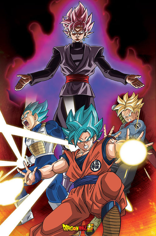 gbeye gbydco136 dragon ball super goku black poster 61x91 5cm | Yourdecoration.com