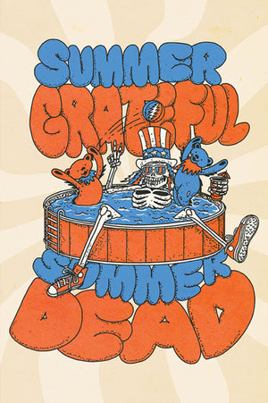 gbeye gbydco182 grateful dead summer poster 61x91 5cm | Yourdecoration.com