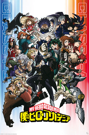 gbeye gbydco243 my hero academia class 1 a vs 1 b poster 61x91 5cm | Yourdecoration.com