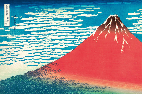 gbeye gbydco250 hokusai red fuji poster 91 5x61cm | Yourdecoration.com