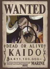 gbeye gbydco265 one piece wanted kaido poster 38x52cm | Yourdecoration.com