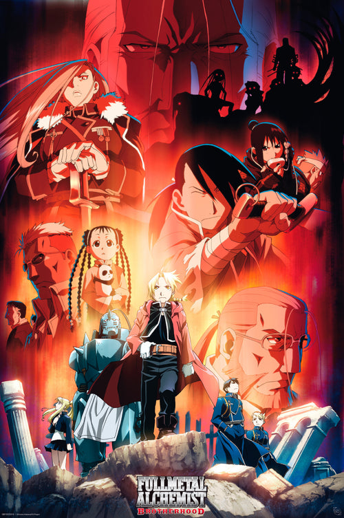 Gbeye Gbydco319 Fullmetal Alchemist Key Art Poster 61x91 5cm | Yourdecoration.com