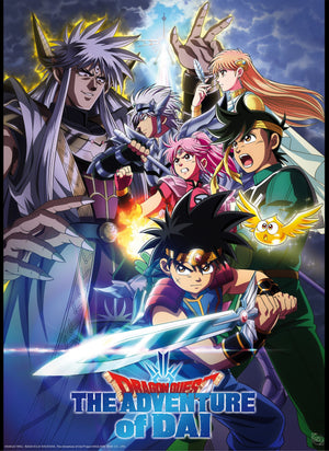 Gbeye Gbydco345 Dragon Quest Dai Group Vs Vearn Poster 38x52cm | Yourdecoration.com