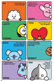 GBeye BT21 Compilation Poster 61x91,5cm | Yourdecoration.com