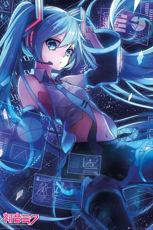 GBeye Hatsune Miku Screen Poster 61x91,5cm | Yourdecoration.com