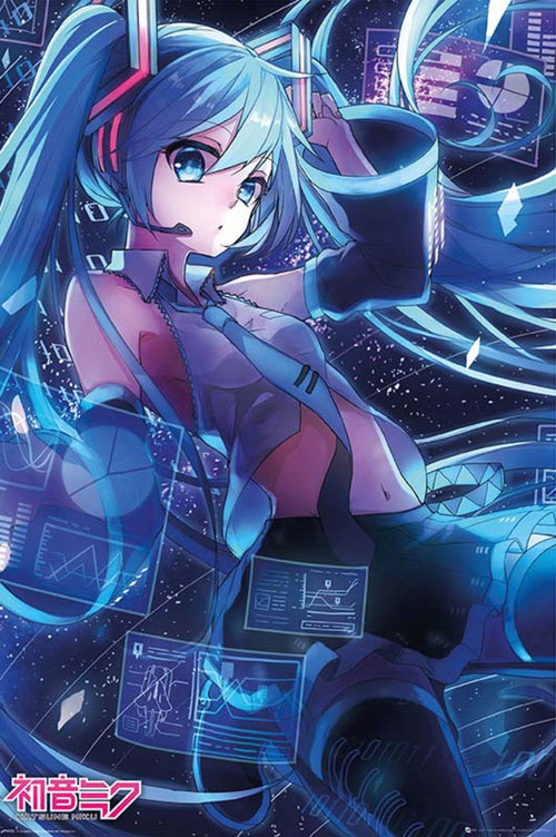 GBeye Hatsune Miku Screen Poster 61x91,5cm | Yourdecoration.com