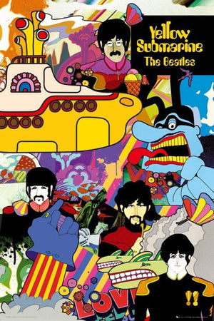 GBeye The Beatles Yellow Submarine Poster 61x91,5cm | Yourdecoration.com