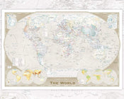 GBeye World Map Tripel Poster 50x40cm | Yourdecoration.com