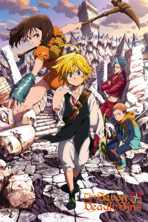 Gbeye The Seven Deadly Sins Key Art 2 Poster 61X91 5cm | Yourdecoration.com