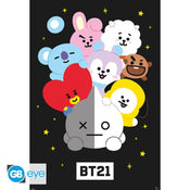Grupo Erik GBYDCO546 Bt21 Characters Poster 61X91,5cm | Yourdecoration.com
