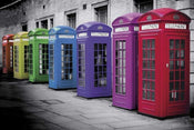 Grupo Erik GPE4719 Phone Boxs London Phone Box Poster 91,5X61cm | Yourdecoration.com