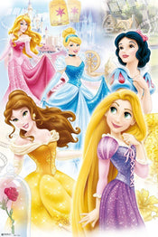 Grupo Erik GPE4803 Disney Princess Group Poster 61X91,5cm | Yourdecoration.com