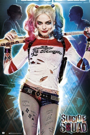 Grupo Erik GPE5093 Suicide Squad Harley Quinn Daddys Lil Monster Poster 61X91,5cm | Yourdecoration.com