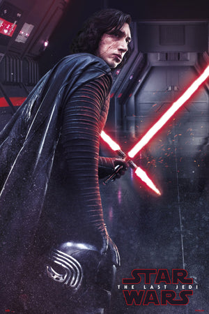 Grupo Erik GPE5192 Star Wars Viii Kylo Ren Poster 61X91,5cm | Yourdecoration.com