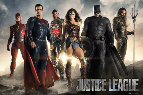 Grupo Erik GPE5207 Dc Comics Justice League Movie All Characters Poster 91,5X61cm | Yourdecoration.com