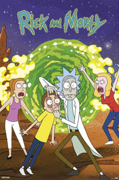 Grupo Erik GPE5237 Rick And Morty Portal Poster 61X91,5cm | Yourdecoration.com