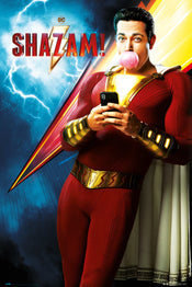 Grupo Erik GPE5308 Dc Comics Shazam One Sheet Poster 61X91,5cm | Yourdecoration.com