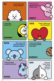 Grupo Erik GPE5374 Bt21 Characters 2 Poster 61X91,5cm | Yourdecoration.com